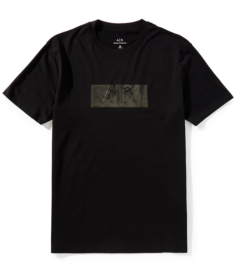 Armani Exchange Vinyl Box Logo Short Sleeve T-Shirt