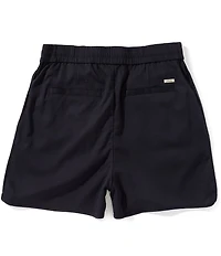 Armani Exchange Viscose Elastic 7#double; Inseam Shorts