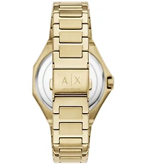 Armani Exchange Women's Andrea Three-Hand Black Stainless Steel Bracelet Watch