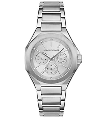 Armani Exchange Women's Andrea Three Hand Stainless Steel Bracelet Watch