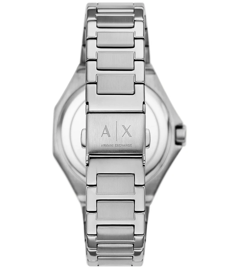 Armani Exchange Women's Andrea Three Hand Stainless Steel Bracelet Watch