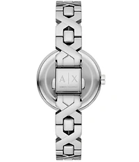 Armani Exchange Women's Ava Two Hand Stainless Steel Bracelet Watch
