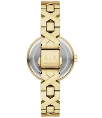 Armani Exchange Women's Ava Two Hand Stainless Steel Bracelet Watch