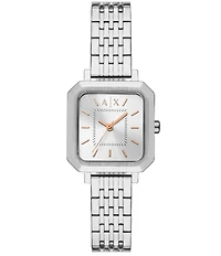 Armani Exchange Women's Leila Three Hand Stainless Steel Watch
