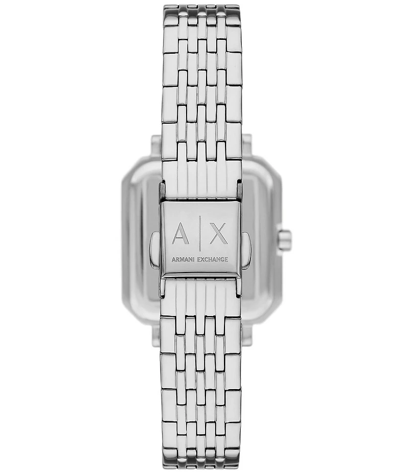 Armani Exchange Women's Leila Three Hand Stainless Steel Watch