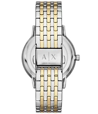 Armani Exchange Women's Lola Rd. Three Hand Two Tone Stainless Steel Bracelet Watch Set