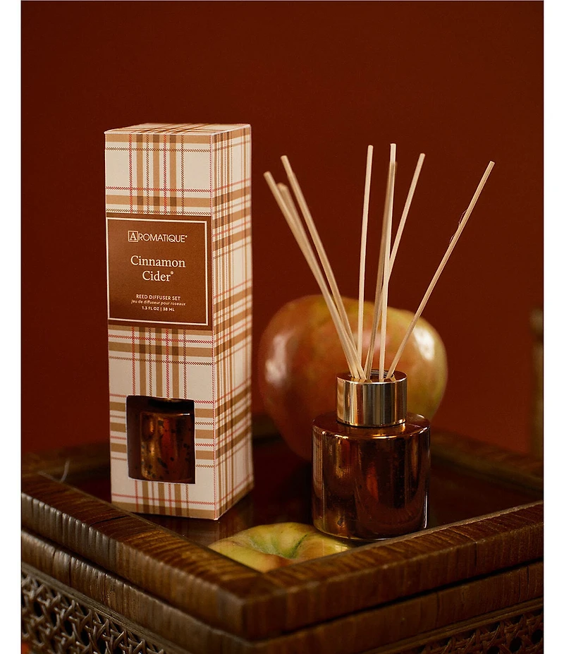 Aromatique Cinnamon Cider Mini Reed Diffuser Set