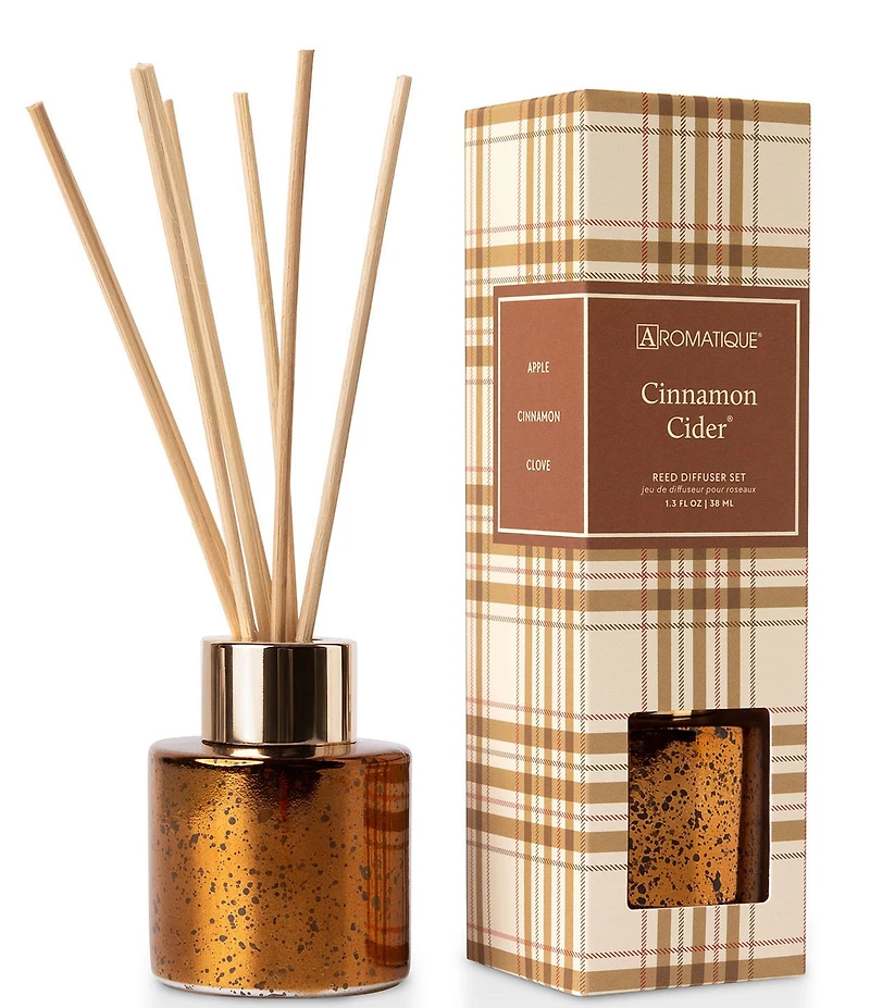 Aromatique Cinnamon Cider Mini Reed Diffuser Set