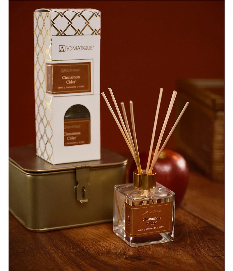 Aromatique Cinnamon Cider Reed Diffuser Set