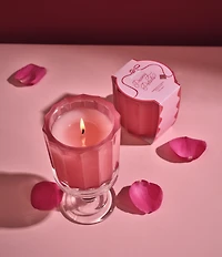 Aromatique Peony Petals Limited Edition Ribbed Glass Candle