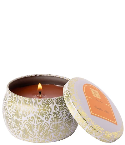 Aromatique Pumpkin Spice Printed Tin Candle with Lid