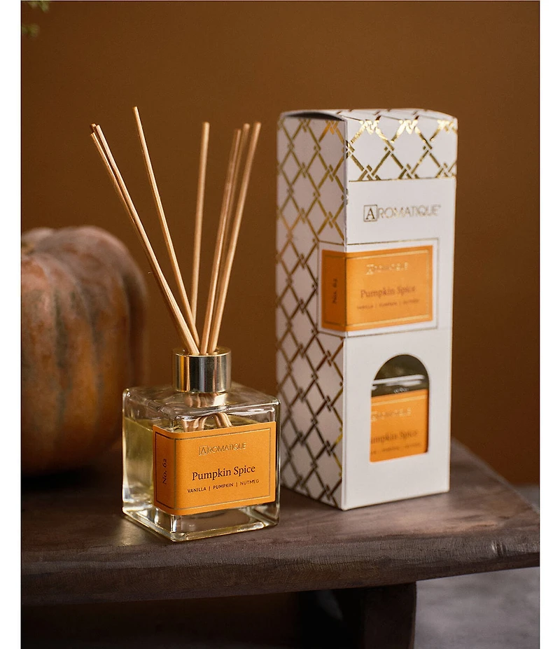 Aromatique Pumpkin Spice Reed Diffuser Set