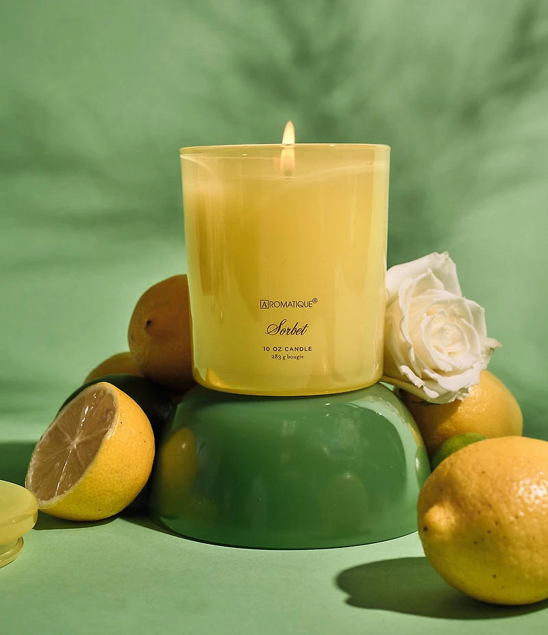 Aromatique Sorbet Foundry Glass Candle with Lid
