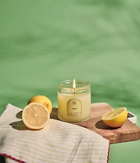Aromatique Sorbet Textured Glass Candle with Lid, 6 oz.