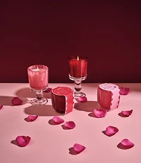 Aromatique Sugared Cherry Limited Edition Ribbed Glass Candle