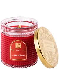 Aromatique The Smell of Christmas Textured Candle with Lid, 6 oz.