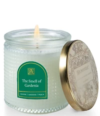 Aromatique The Smell of Gardenia Textured Glass Candle With Lid