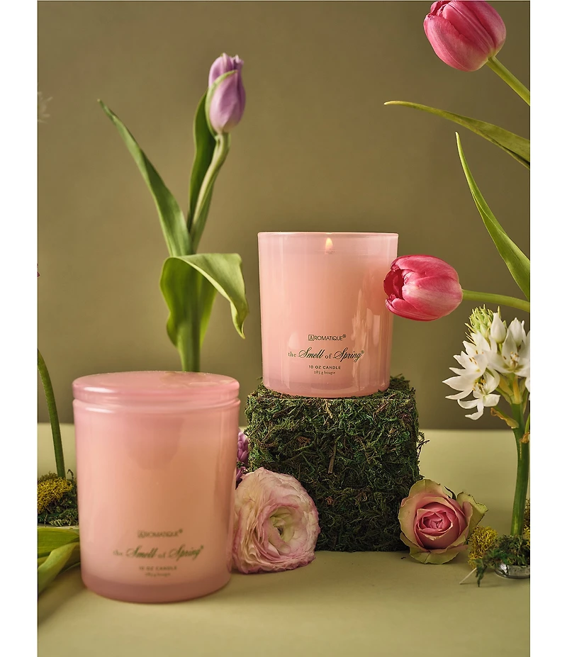Aromatique The Smell of Spring Foundry Glass Candle with Lid