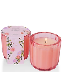 Aromatique The Smell of Spring Ribbed Glass Candle, 8 oz.