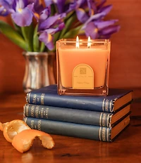 Aromatique Valencia Orange Cube Glass Candle, 12 oz.