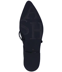 ASH Bella Nappa Leather Studded Mary Jane Flats