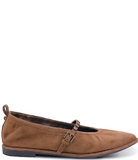 ASH Bella Suede Studded Mary Jane Flats