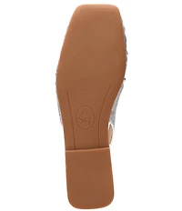 ASH Bibi Ruched Leather Slingback Ballet Flats