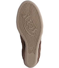 ASH Boradia Washed Suede High Top Wedge Sneakers