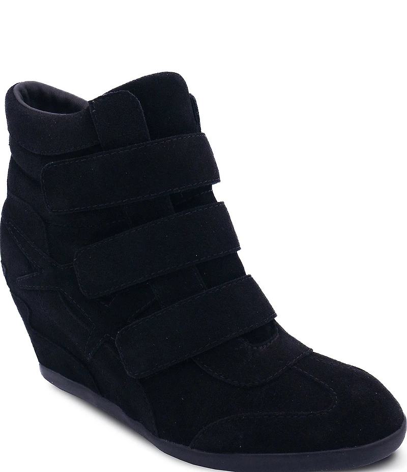 ASH Bowie 2.0 Suede Sporty Wedge Sneakers