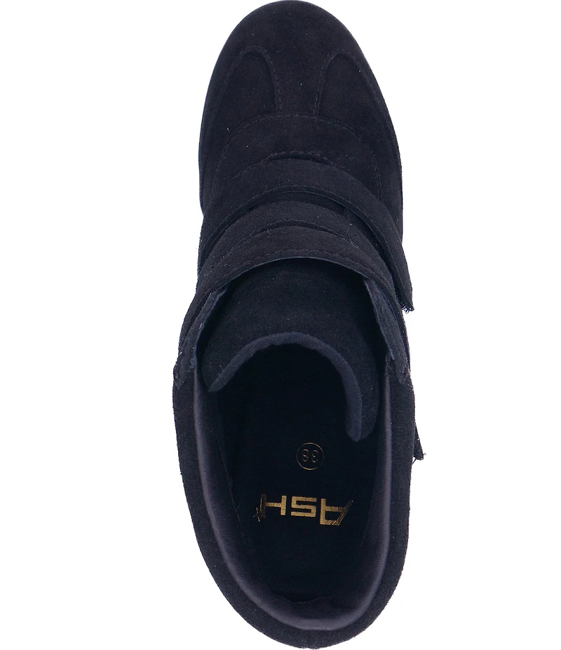 ASH Bowie 2.0 Suede Sporty Wedge Sneakers