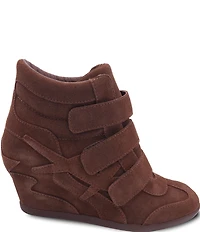 ASH Bowie 2.0 Suede Sporty Wedge Sneakers