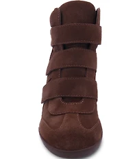 ASH Bowie 2.0 Suede Sporty Wedge Sneakers