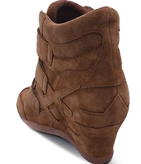 ASH Bowie 2.0 Suede Sporty Wedge Sneakers