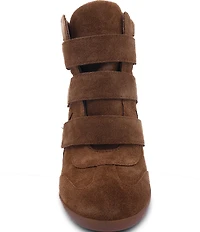 ASH Bowie 2.0 Suede Sporty Wedge Sneakers
