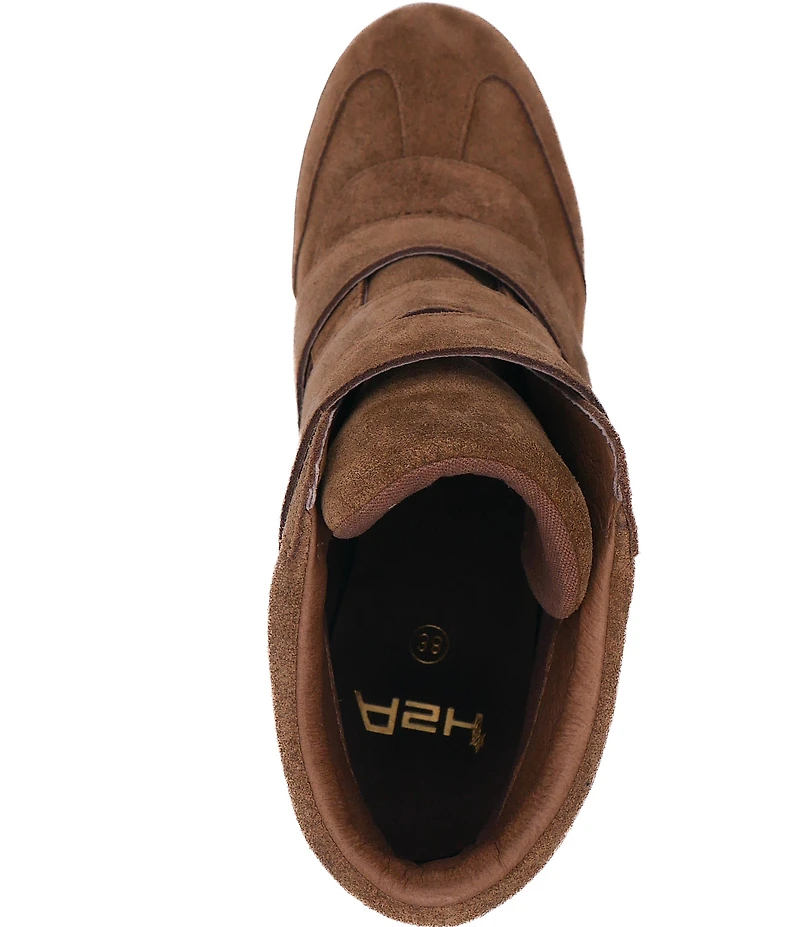 ASH Bowie 2.0 Suede Sporty Wedge Sneakers