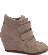ASH Bowie 2.0 Suede Sporty Wedge Sneakers