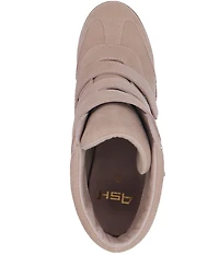 ASH Bowie 2.0 Suede Sporty Wedge Sneakers