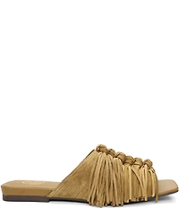 ASH Brigitte Suede Tassel Slide Sandals