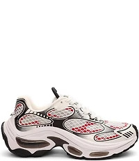 ASH Dragon Mesh Lace Up Platform Sneakers