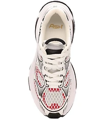 ASH Dragon Mesh Lace Up Platform Sneakers