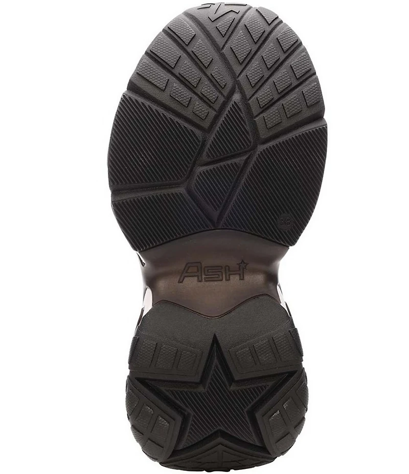 ASH Dragon Mesh Lace Up Platform Sneakers