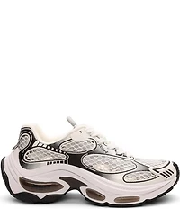 ASH Dragon Mesh Lace Up Platform Sneakers