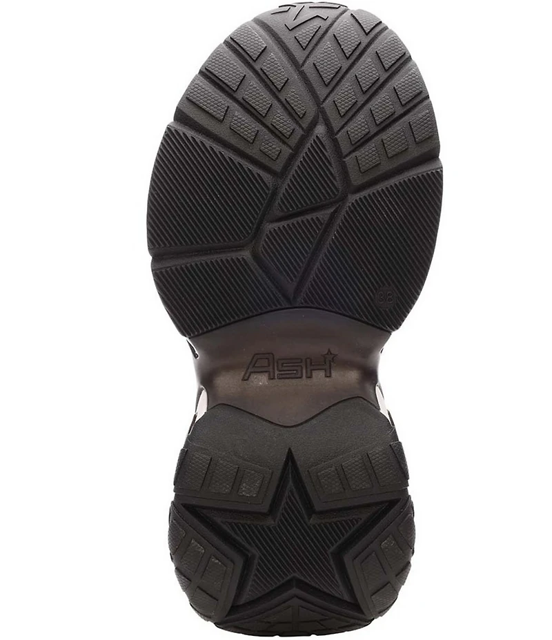 ASH Dragon Mesh Lace Up Platform Sneakers