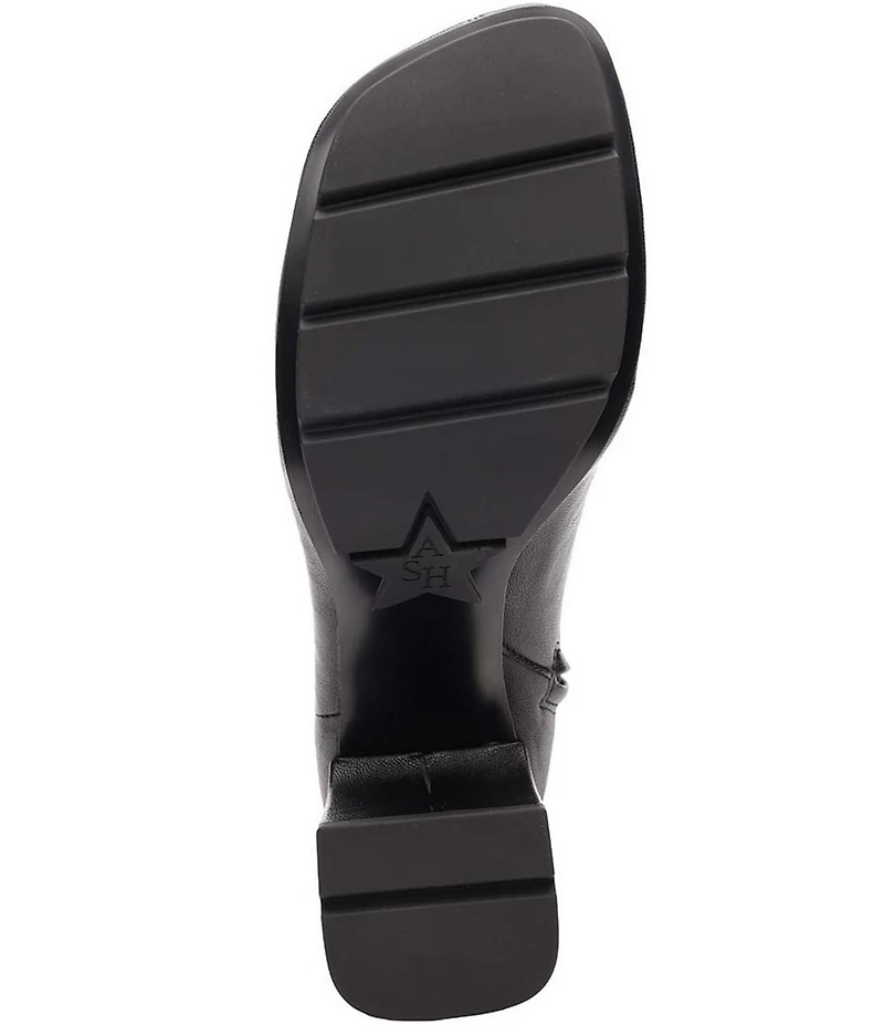ASH Eclat Bis Stretch Block Heel Booties