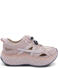 ASH Explore Sporty Leather Cut Out Chunky Sole Sneakers