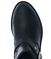 ASH Flame Lily Leather Moto Boots
