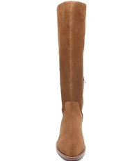ASH Jocelyn Suede Hidden Wedge Tall Boots