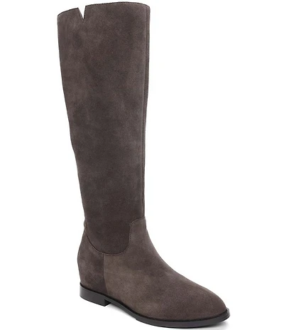 ASH Jocelyn Suede Hidden Wedge Tall Boots