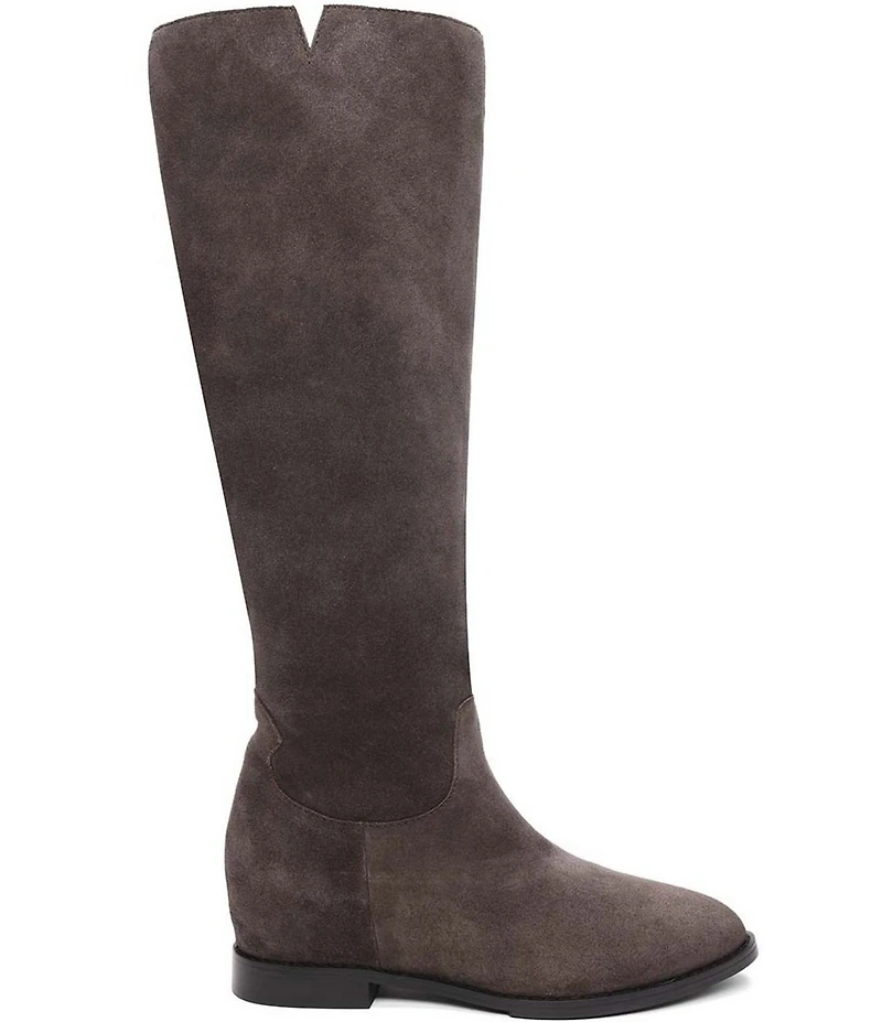 ASH Jocelyn Suede Hidden Wedge Tall Boots