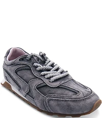 ASH Kasar Washed Suede Lace Up Sneakers